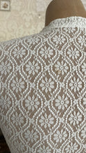 Load image into Gallery viewer, Handmade Vintage White Floral Lace Vest