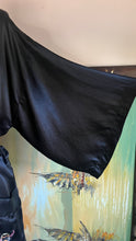 Load image into Gallery viewer, Elegant Black Satin Embroidered Dragon Robe