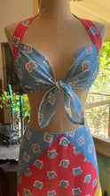 Load image into Gallery viewer, Incredible 1970’s Vintage Patchwork Stitched Cotton 3 Piece Set