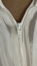 Load image into Gallery viewer, Fairytale 1980’s Vintage Dove White Silk Organza Bridal Gown by Laura Ashley