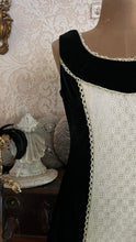 Load image into Gallery viewer, Medieval vibes 1970’s vintage Darkest Green Velveteen Candi Jones Dress