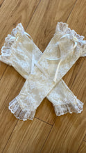Load image into Gallery viewer, Perfect 1980’s Vintage White Satin and Tiered Lace Dream Dress