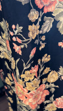 Load image into Gallery viewer, Rare 1970’s Vintage Blackberry and Morning Glory Calico dress by Young Edwardian