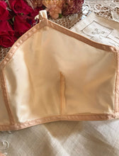 Load image into Gallery viewer, 1930’s 1940’s vintage pink satin bullet bra