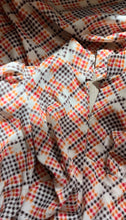 Load image into Gallery viewer, Handmade Vintage Houndstooth Plaid Print Maxi Dress