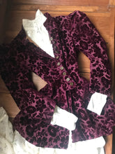 Load image into Gallery viewer, Amazing Antique Victorian Burgundy Devore’ Velvet Jacket Bodice