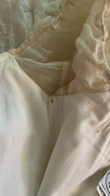 Load image into Gallery viewer, Fairytale 1980’s Vintage Dove White Silk Organza Bridal Gown by Laura Ashley