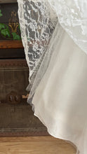 Load image into Gallery viewer, Beautiful 1960’s Vintage Illusion Lace Bridal Gown