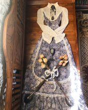 Load image into Gallery viewer, Rare 1960’s vintage Wisteria Purple Black Label Gunne Sax Maxi Dress