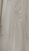 Load image into Gallery viewer, Incredible 1930’s Hand Stitched and Embroidered Silk Nightgown And Bed Jacket Trousseau Bridal Set