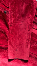 Load image into Gallery viewer, Made in England 1960’s 1970’s Vintage Red Suedette Button Down Shirt Jacket
