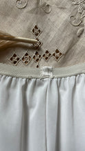 Load image into Gallery viewer, Sweet 1950’s vintage White Nylon and Lace Granny Panties