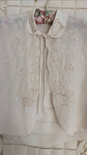 Load image into Gallery viewer, Incredible 1930’s Hand Stitched and Embroidered Silk Nightgown And Bed Jacket Trousseau Bridal Set