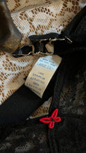 Load image into Gallery viewer, Perfect 1960’s vintage Black Lace Garter Belt by Empire Foundations