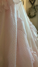 Load image into Gallery viewer, Perfect Beauty 1980's vintage Pale Pink Swiss Dot Gunne Sax gown