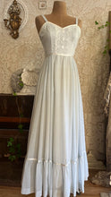 Load image into Gallery viewer, Beautiful 1970's vintage Robins Egg Blue voile Gunne Sax maxi sundress