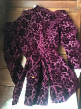 Load image into Gallery viewer, Amazing Antique Victorian Burgundy Devore’ Velvet Jacket Bodice