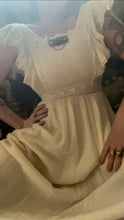 Load image into Gallery viewer, 1970’s vintage low back pinafore Gunne Sax maxi sundress