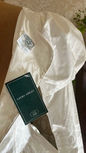 Load image into Gallery viewer, Fairytale 1980’s Vintage Old Stock White Floral Cotton Bridal Gown by Laura Ashley