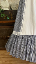 Load image into Gallery viewer, Rare 1970’s Vintage Gingham Calico Front Tie Gunne Sax Maxi Sundress