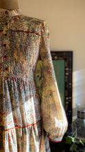 Load image into Gallery viewer, 1970’s Vintage Rose and Garden Floral Print Dress by Jody T