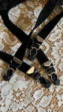 Load image into Gallery viewer, Perfect 1960’s vintage Black Lace Garter Belt by Empire Foundations