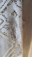 Load image into Gallery viewer, 1970’s Vintage White Natural Poplin and Lace Juliet Sleeve Gunne Sax Dress