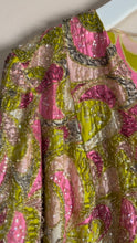 Load image into Gallery viewer, Unreal 1960’s Vintage Glass Beads Sequins and Silk Pucci Style Print Jacket from Hong Kong