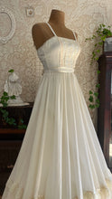 Load image into Gallery viewer, 4 Matching Unworn Deadstock 1970’s Vintage Ivory Voile Gunne Sax Sundresses