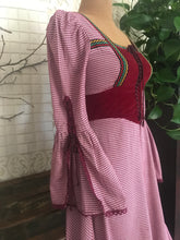 Load image into Gallery viewer, 1960’s Vintage Velveteen Gingham Black Label Gunne Sax Dress