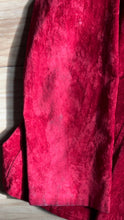 Load image into Gallery viewer, Made in England 1960’s 1970’s Vintage Red Suedette Button Down Shirt Jacket