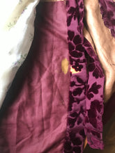 Load image into Gallery viewer, Amazing Antique Victorian Burgundy Devore’ Velvet Jacket Bodice