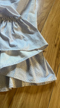 Load image into Gallery viewer, Periwinkle Blue Calico 1980’s vintage Laura Ashley dress