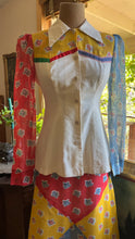 Load image into Gallery viewer, Incredible 1970’s Vintage Patchwork Stitched Cotton 3 Piece Set
