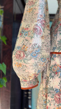 Load image into Gallery viewer, 1970’s Vintage Rose and Garden Floral Print Dress by Jody T