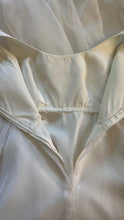 Load image into Gallery viewer, Breathtaking 1970’s Vintage White Chiffon Bridal Gown Wedding Dress by Lorrie Deb of San Francisco