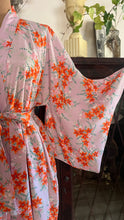 Load image into Gallery viewer, Y2K 1990’s Vintage Floral Rayon Kimono Robe Dressing Gown