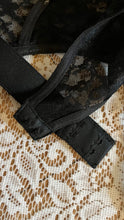 Load image into Gallery viewer, Perfect 1960’s vintage Black Lace Garter Belt by Empire Foundations