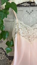 Load image into Gallery viewer, Sweetest 1980’s Vintage Pale Pink Nylon Teddy by Tosca