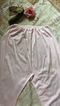 Load image into Gallery viewer, Pretty 1970’s vintage pale pink nylon pajama Pants Bottoms