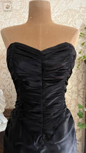 Load image into Gallery viewer, My Favorite 1980’s Vintage Black Satin Gunne Sax Mermaid Dress