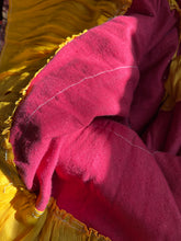 Load image into Gallery viewer, Incredible Handmade Vintage Calico and Velveteen Ruffle Skirt