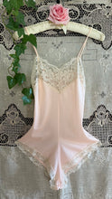 Load image into Gallery viewer, Sweetest 1980’s Vintage Pale Pink Nylon Teddy by Tosca