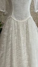 Load image into Gallery viewer, Beautiful 1960’s Vintage Illusion Lace Bridal Gown