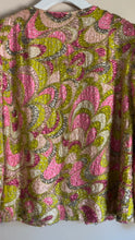 Load image into Gallery viewer, Unreal 1960’s Vintage Glass Beads Sequins and Silk Pucci Style Print Jacket from Hong Kong