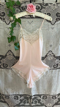 Load image into Gallery viewer, Sweetest 1980’s Vintage Pale Pink Nylon Teddy by Tosca