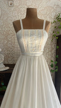 Load image into Gallery viewer, 4 Matching Unworn Deadstock 1970’s Vintage Ivory Voile Gunne Sax Sundresses