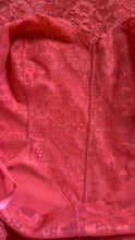 Load image into Gallery viewer, Wonderful 1960’s Vintage Tangerine Orange Nylon and Lace Vanity Fair Slip Nightgown