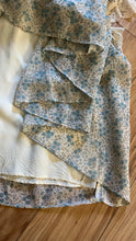 Load image into Gallery viewer, 1970’s Vintage Blue Rose Print Gunne Sax Dress