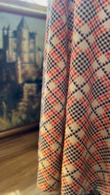 Load image into Gallery viewer, Handmade Vintage Houndstooth Plaid Print Maxi Dress